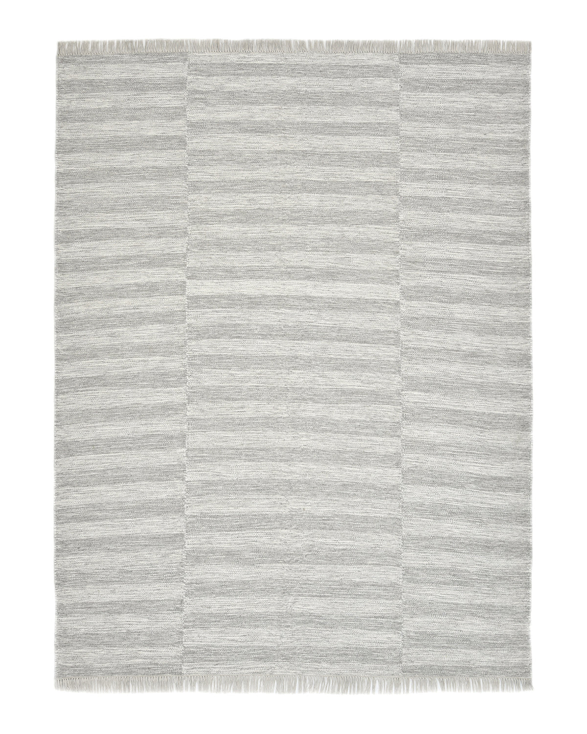 Solo Rugs - Louella Hand Woven Contemporary Flatweave Area Rug - Gray Modern - Contemporary