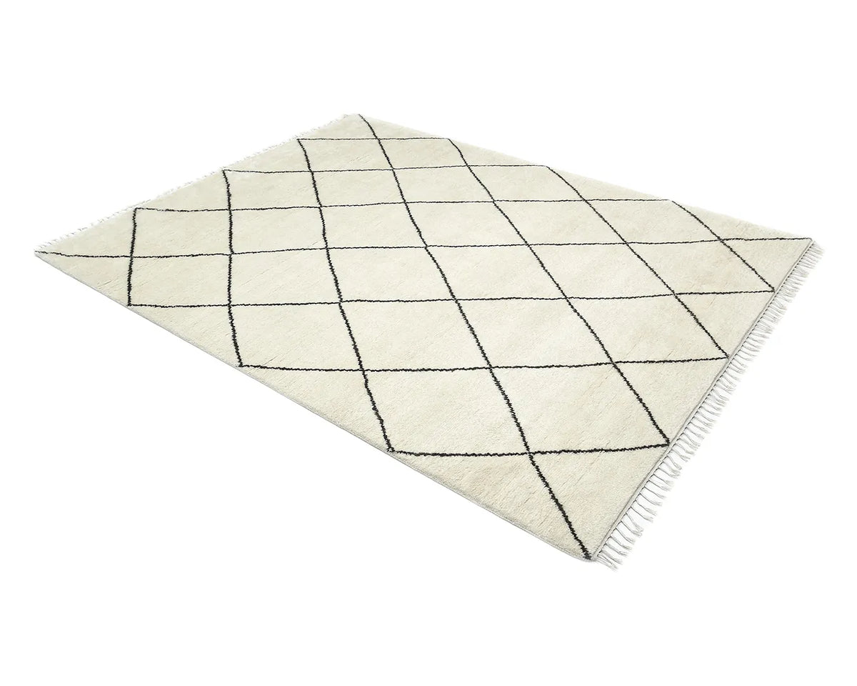 Solo Rugs - Wallis Hand-Knotted Bohemian Moroccan Area Rug -