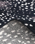 Solo Rugs - Louis Hand Knotted Contemporary Modern Animal Print Wool Black Area Rug -