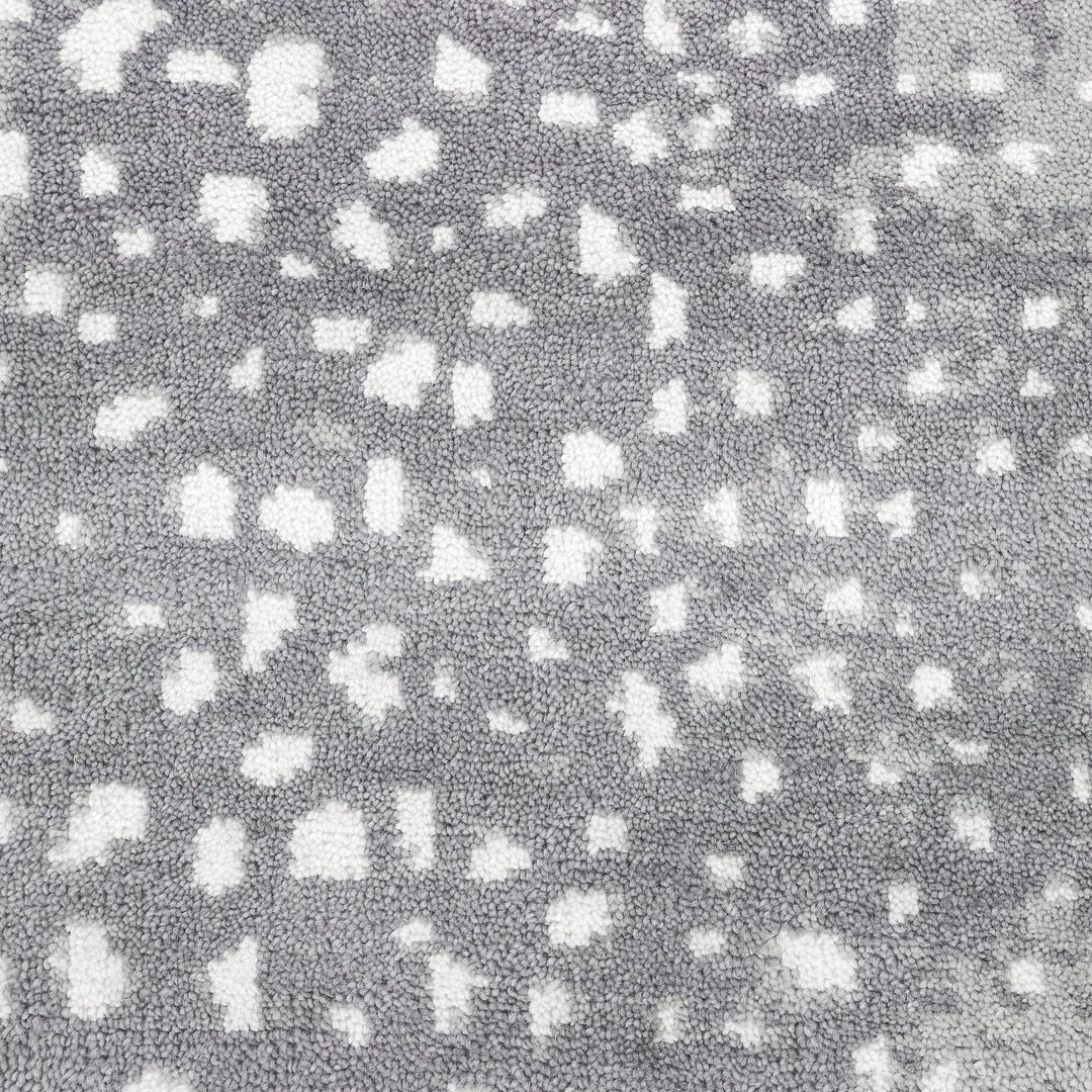 Solo Rugs - Louis Hand Knotted Contemporary Modern Animal Print Wool Black Area Rug -