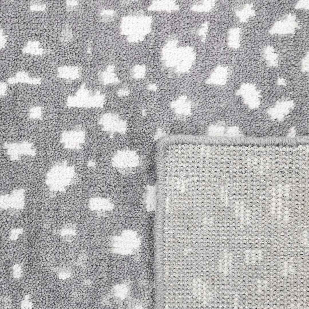 Solo Rugs - Louis Hand Knotted Contemporary Modern Animal Print Wool Black Area Rug -