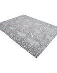 Solo Rugs - Louis Hand Knotted Contemporary Modern Animal Print Wool Black Area Rug -