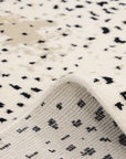 Solo Rugs - Louis Hand Knotted Contemporary Modern Animal Print Wool Black Area Rug -