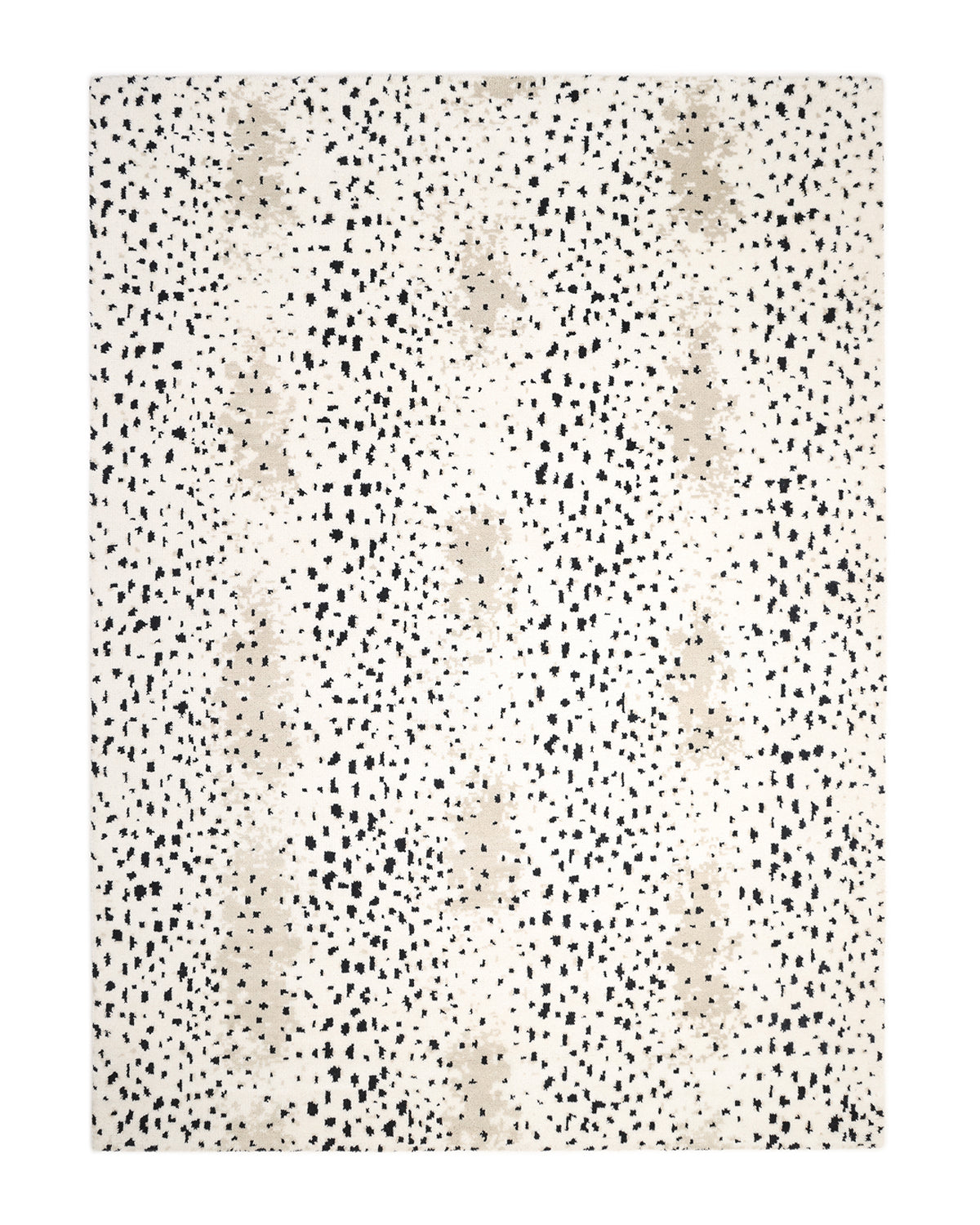 Solo Rugs - Louis Hand Knotted Contemporary Modern Animal Print Wool Black Area Rug -