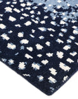 Solo Rugs - Louis Hand Knotted Contemporary Modern Animal Print Wool Black Area Rug -