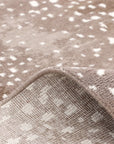 Solo Rugs - Louis Hand Knotted Contemporary Modern Animal Print Wool Black Area Rug -
