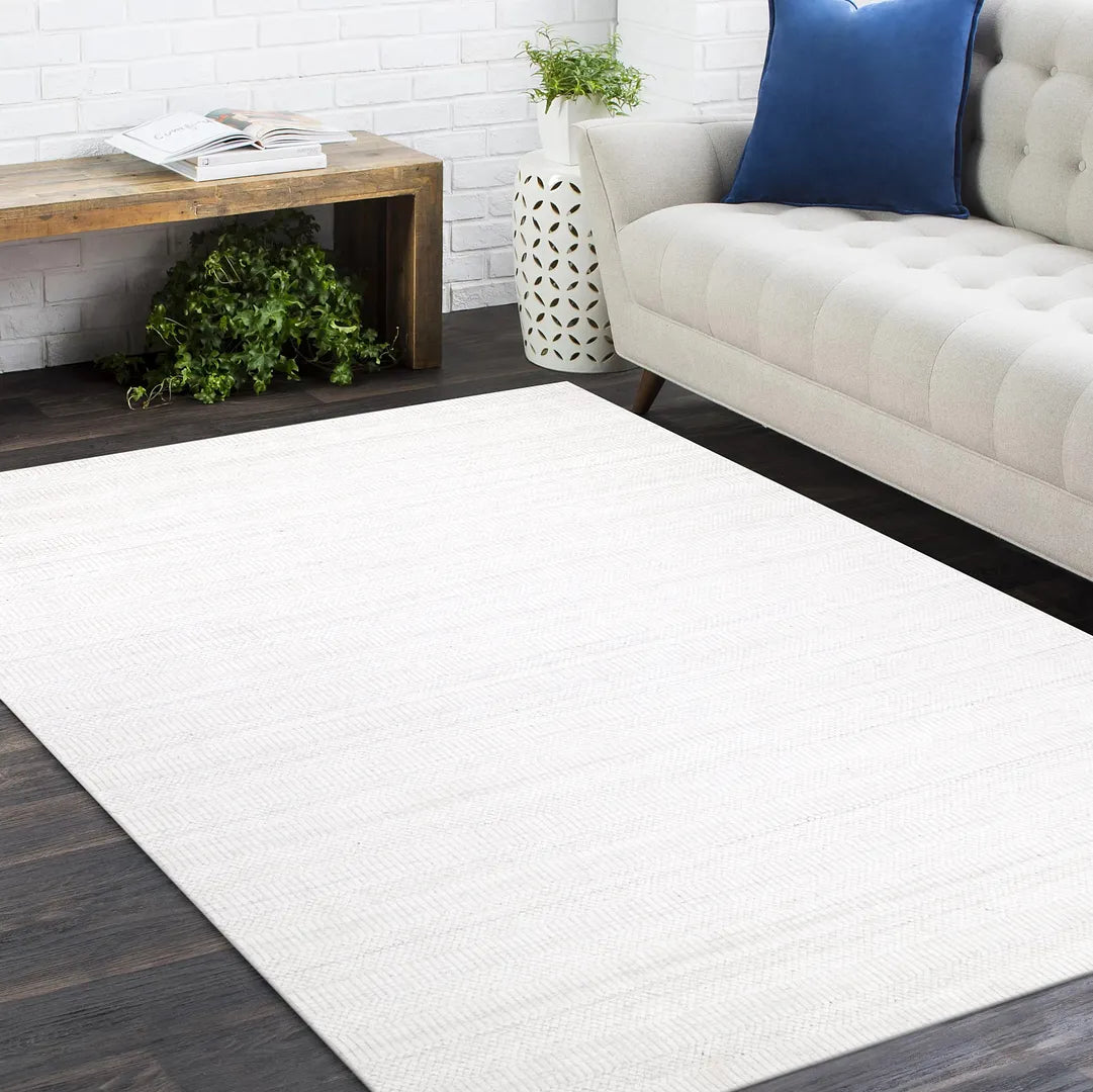 Solo Rugs - Sanam Hand Loomed Contemporary Solid Area Rug -