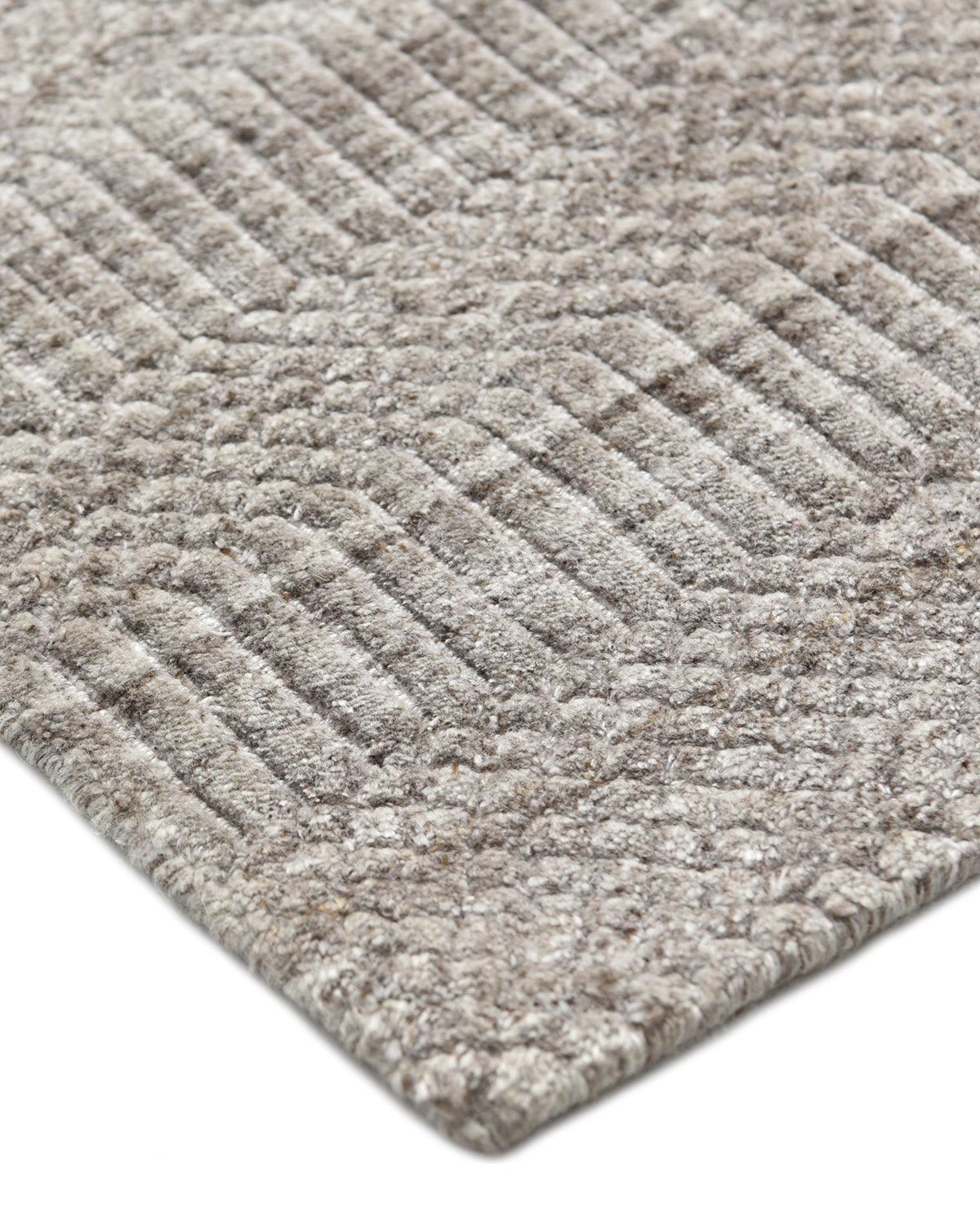 Solo Rugs - Sanam Hand Loomed Contemporary Solid Area Rug -