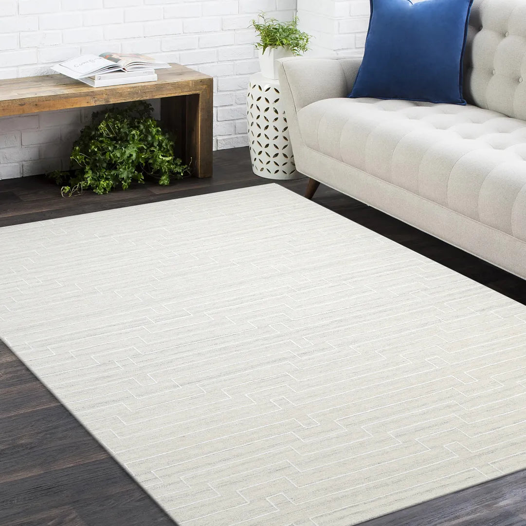 Solo Rugs - Barry Hand Woven Contemporary Flatweave Area Rug -