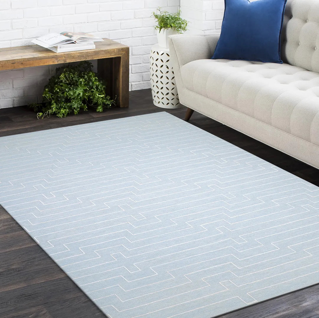 Solo Rugs - Barry Hand Woven Contemporary Flatweave Area Rug -