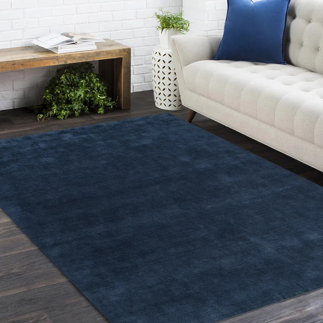 Solo Rugs - Zayn Hand Loomed Contemporary Solid Area Rug -