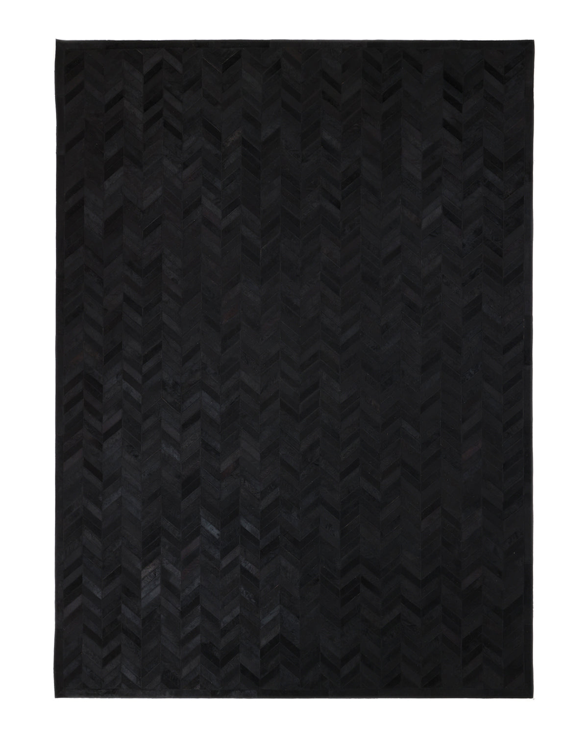 Solo Rugs - Meir Handmade Contemporary Cowhide Area Rug -