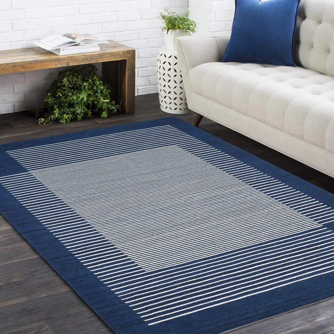 Solo Rugs - George Hand Woven Contemporary Flatweave Area Rug -