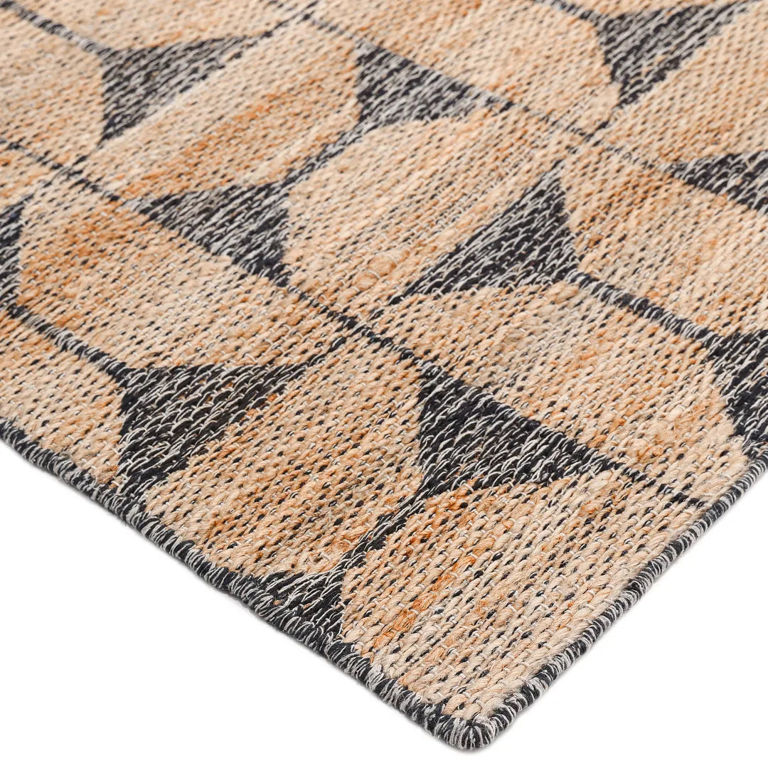 Solo Rugs - Elle Hand Woven Contemporary Transitional Jute Runner -