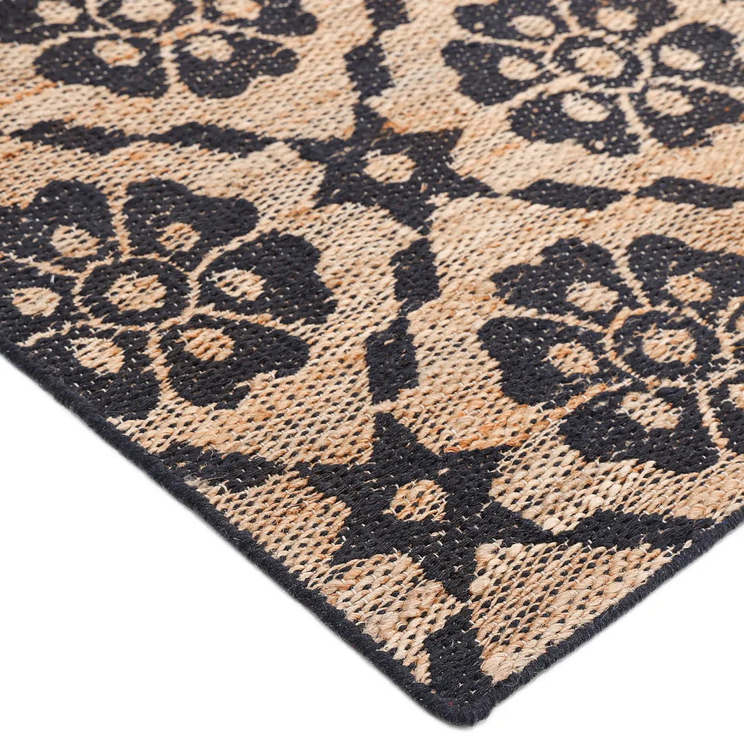 Solo Rugs - Edith Hand Woven Contemporary Transitional Jute Area Rug -