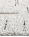 Solo Rugs - Chelsea Hand Knotted Contemporary Modern Light Gray Area Rug -