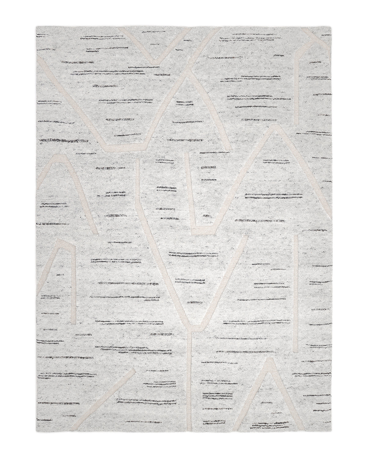 Solo Rugs - Chelsea Hand Knotted Contemporary Modern Light Gray Area Rug - Gray Modern - Contemporary