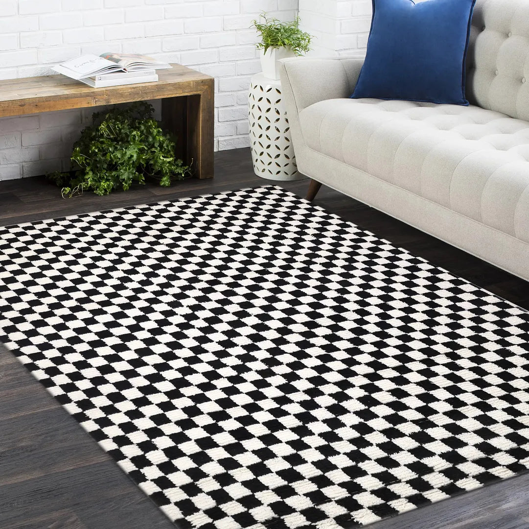 Solo Rugs - Stamford Hand Knotted Modern - Contemporary Black Area Rug -
