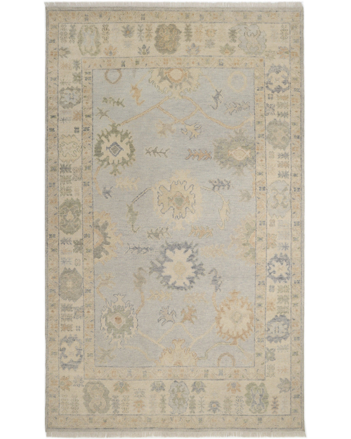 Solo Rugs - Edinburgh Hand Knotted Area Rug - Beige Modern - Contemporary