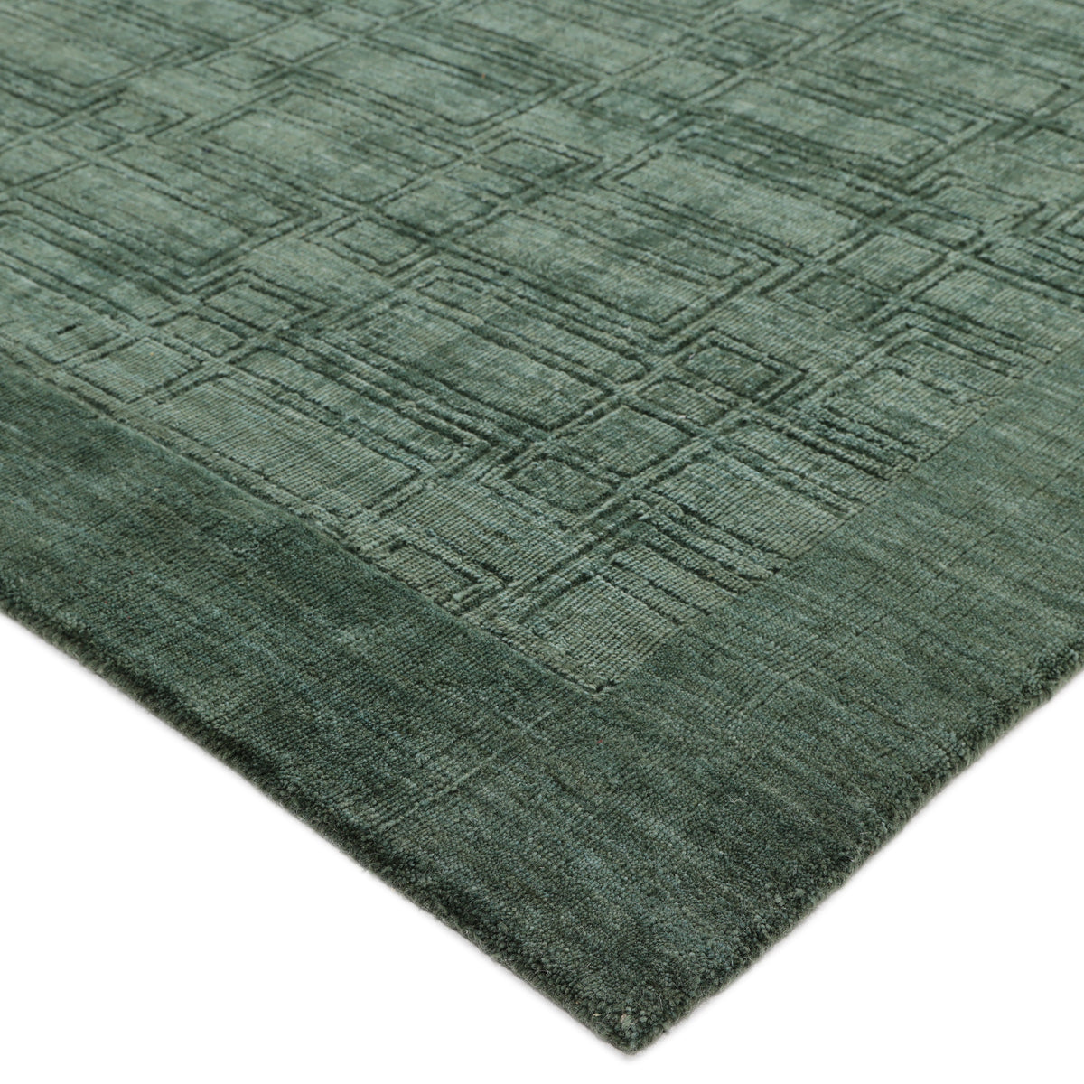 Solo Rugs - Sterling Hand Knotted Solid Area Rug -