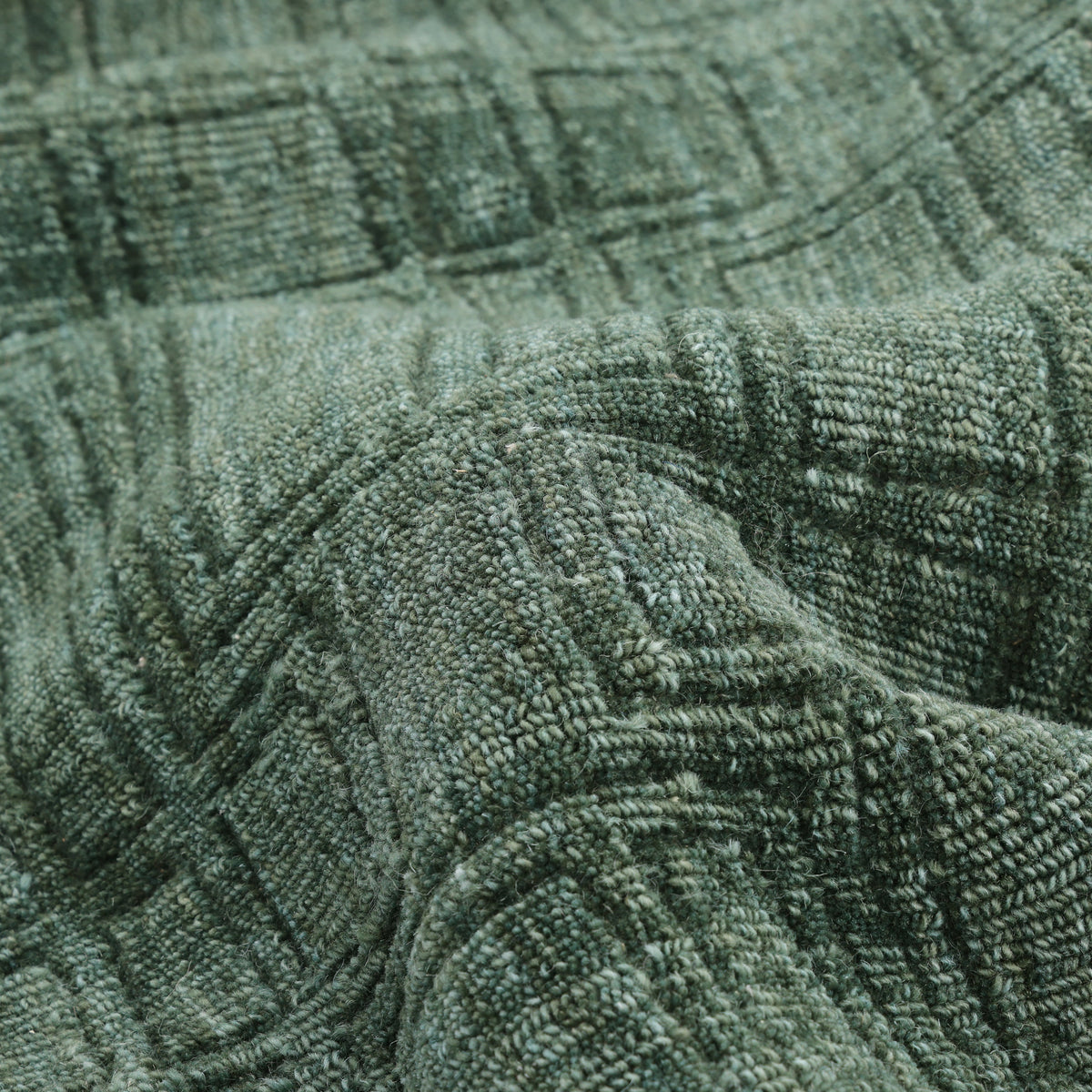Solo Rugs - Sterling Hand Knotted Solid Area Rug -