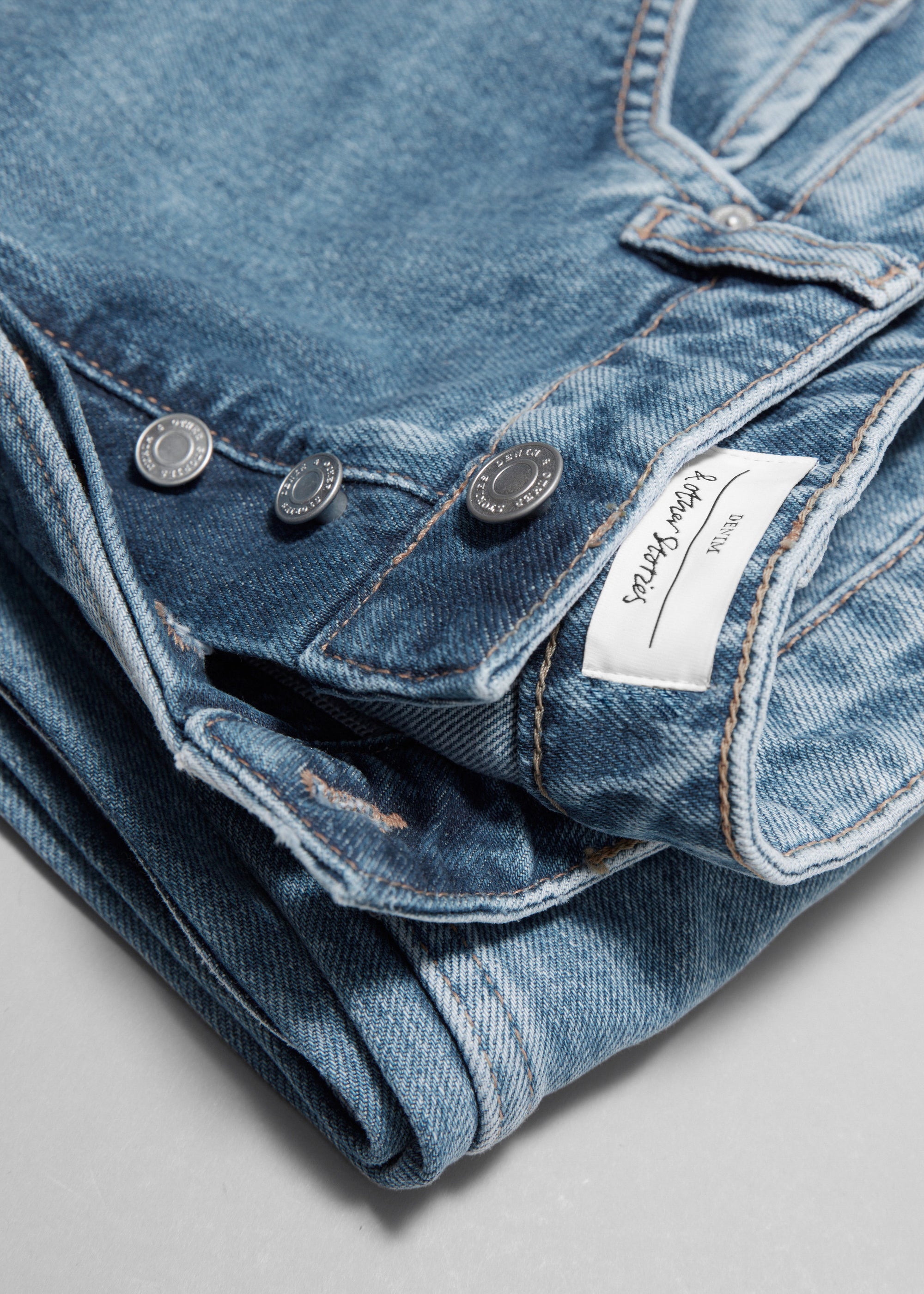 & Other Stories - Loose Cut Jeans - Blue -