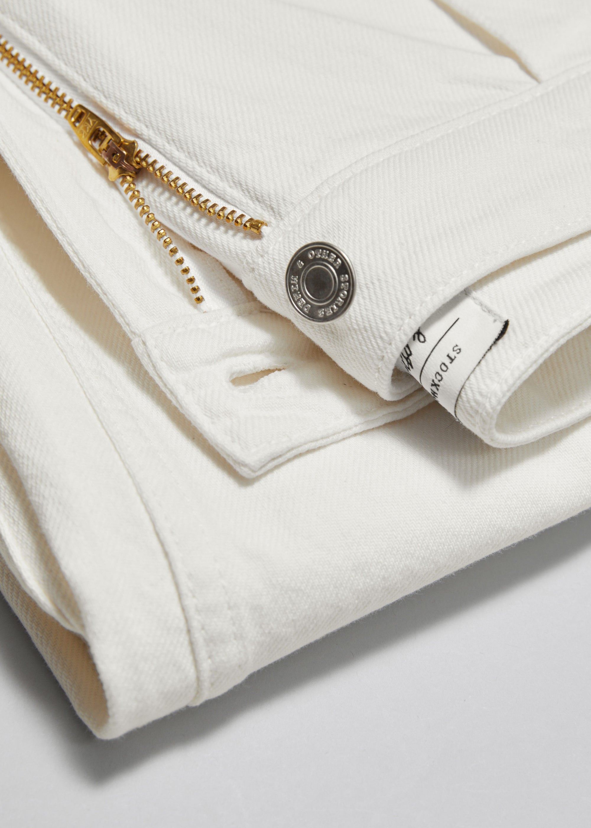 & Other Stories - Nico Cut Jeans - White -