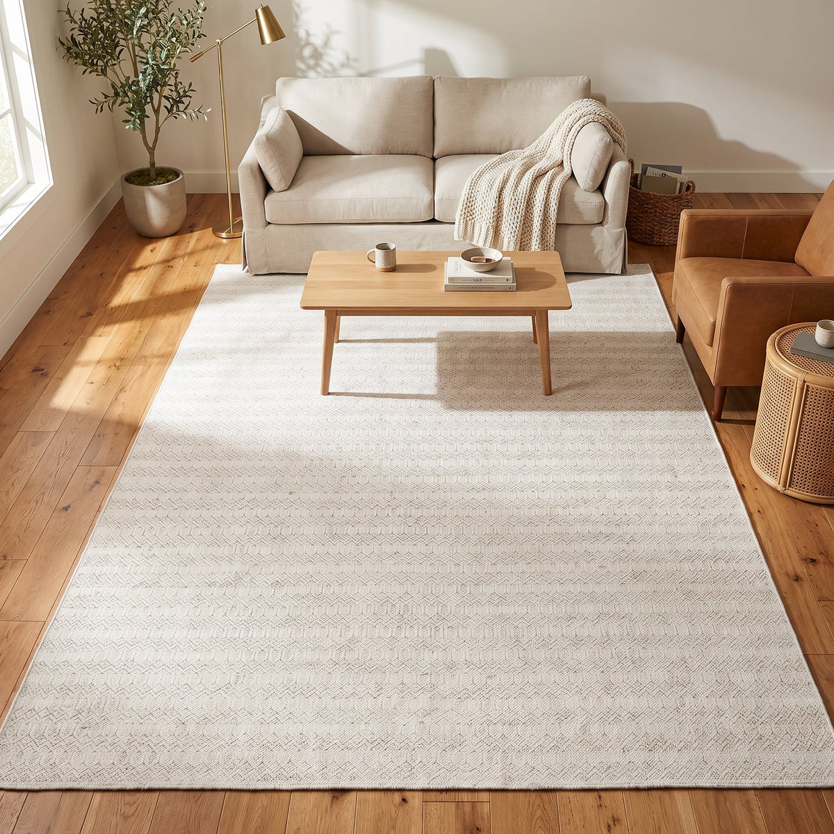 Solo Rugs - Chatham Hand Woven Contemporary Flatweave Area Rug -
