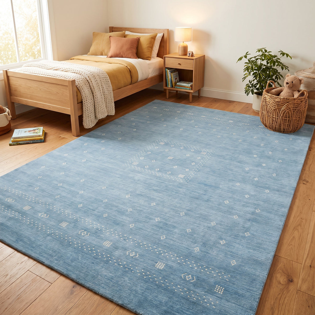 Solo Rugs - Simi Kids Hand Loomed Tribal Area Rug -