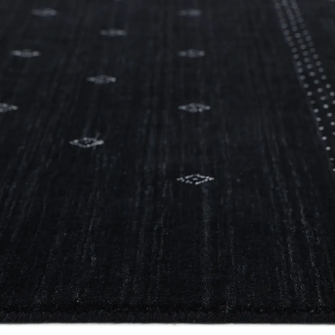 Solo Rugs - Simi Hand Loomed Bohemian Gabbeh Area Rug -