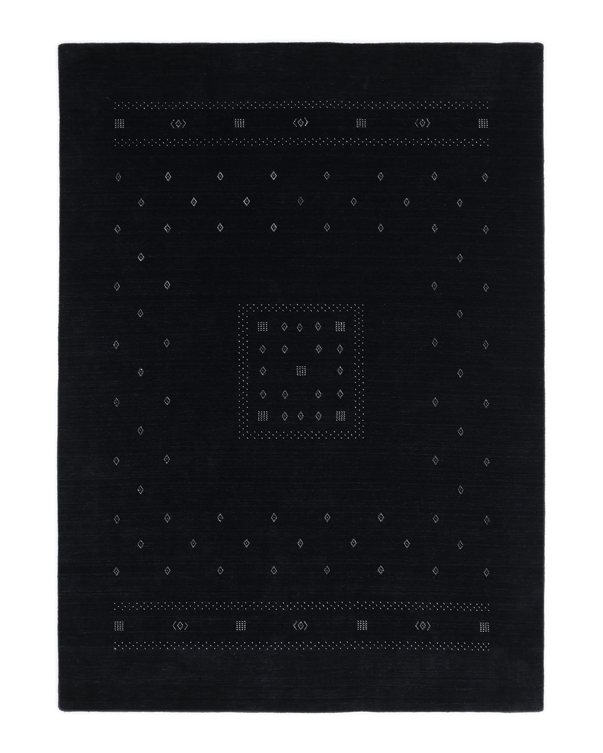 Solo Rugs - Simi Hand Loomed Bohemian Gabbeh Area Rug -