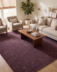 Solo Rugs - Simi Hand Loomed Bohemian Gabbeh Area Rug -