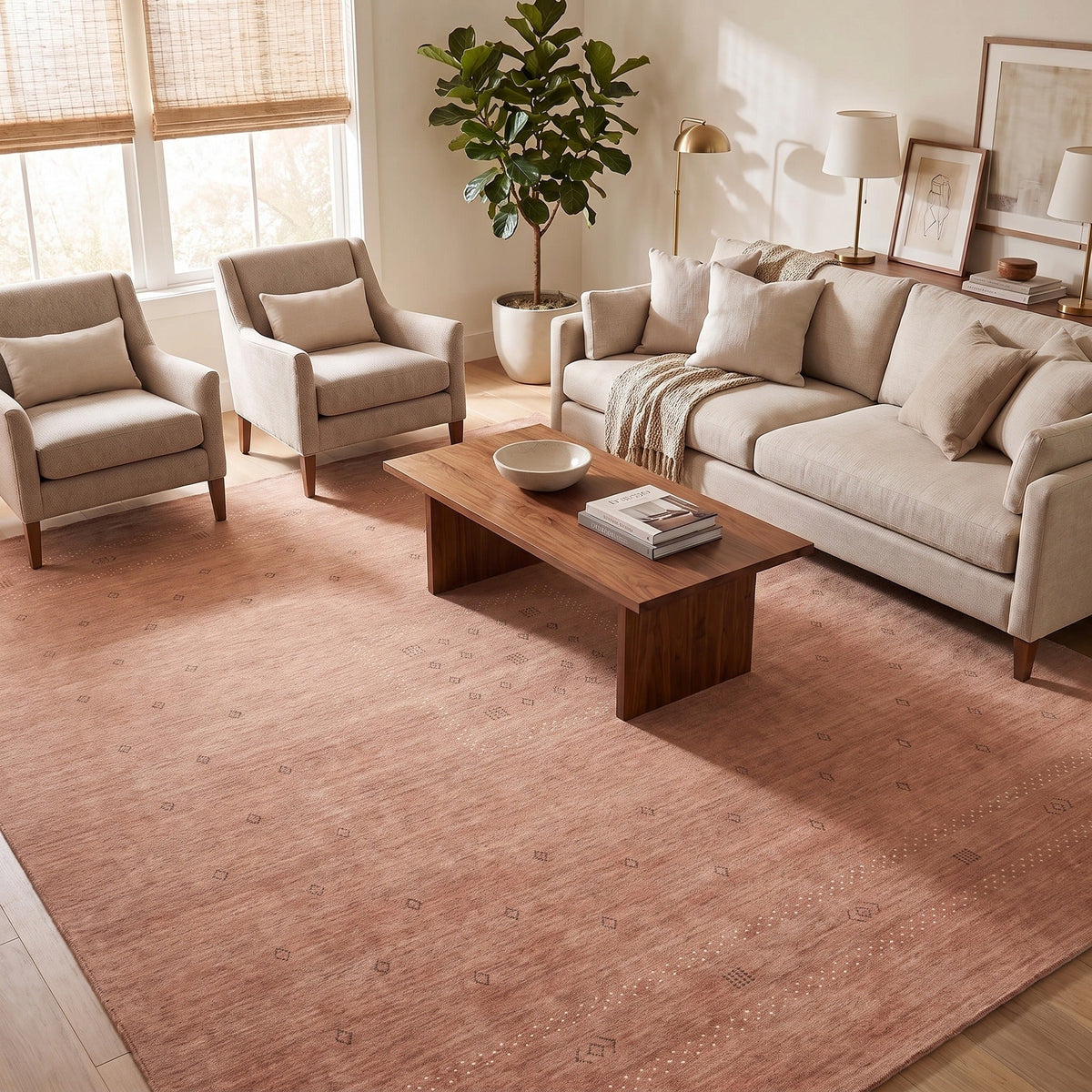 Solo Rugs - Simi Hand Loomed Bohemian Gabbeh Area Rug -