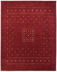Solo Rugs - Simi Hand Loomed Bohemian Gabbeh Area Rug -