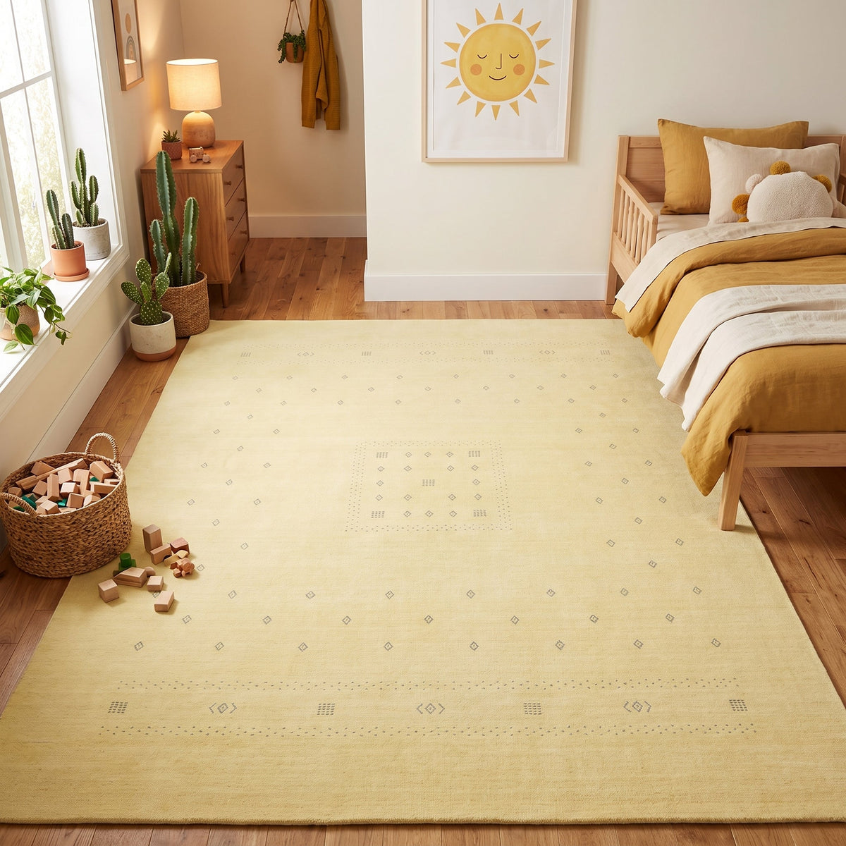 Solo Rugs - Simi Kids Hand Loomed Tribal Area Rug -