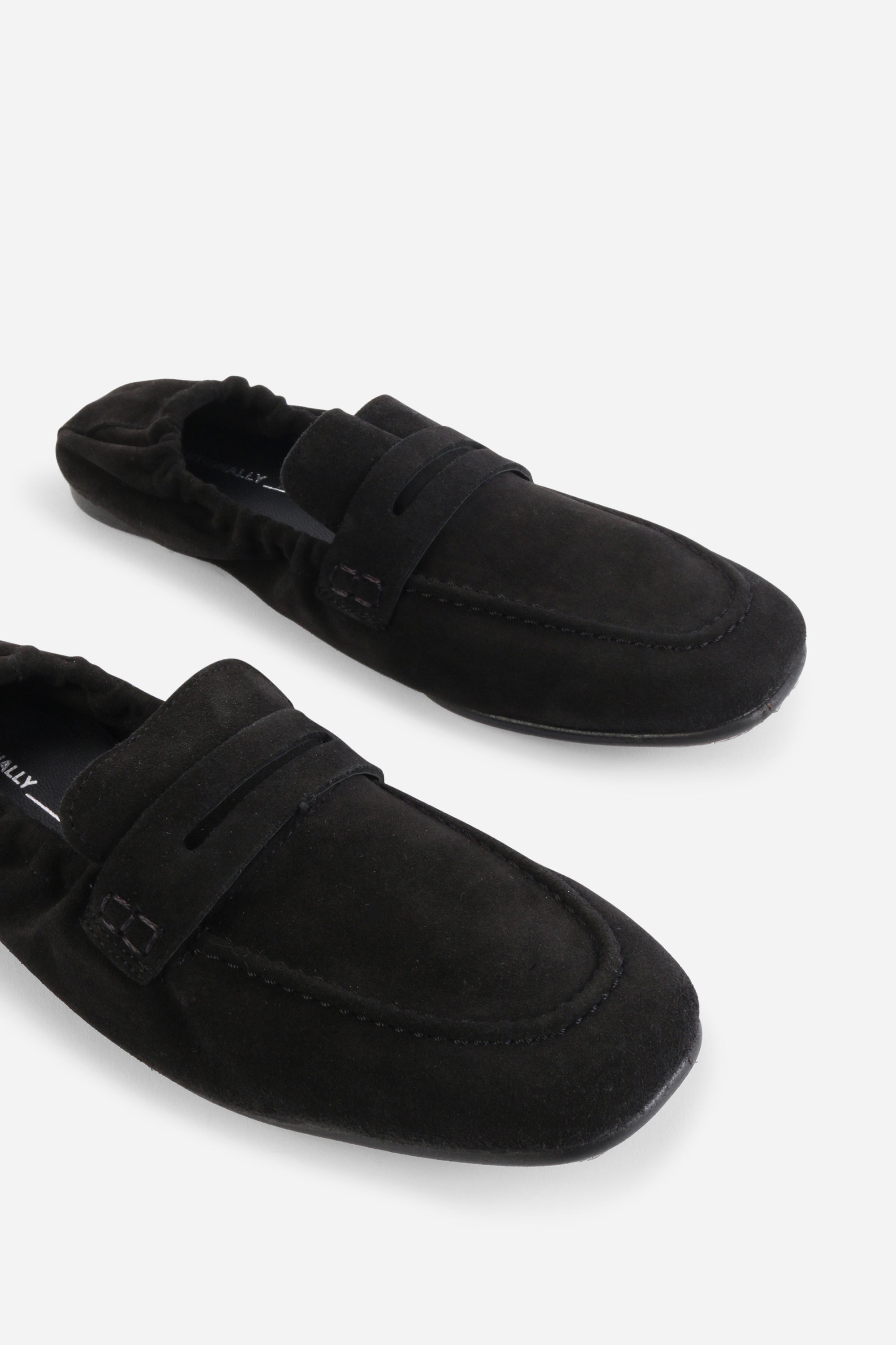 Intentionally Blank - Sail Ruched Suede Loafer -