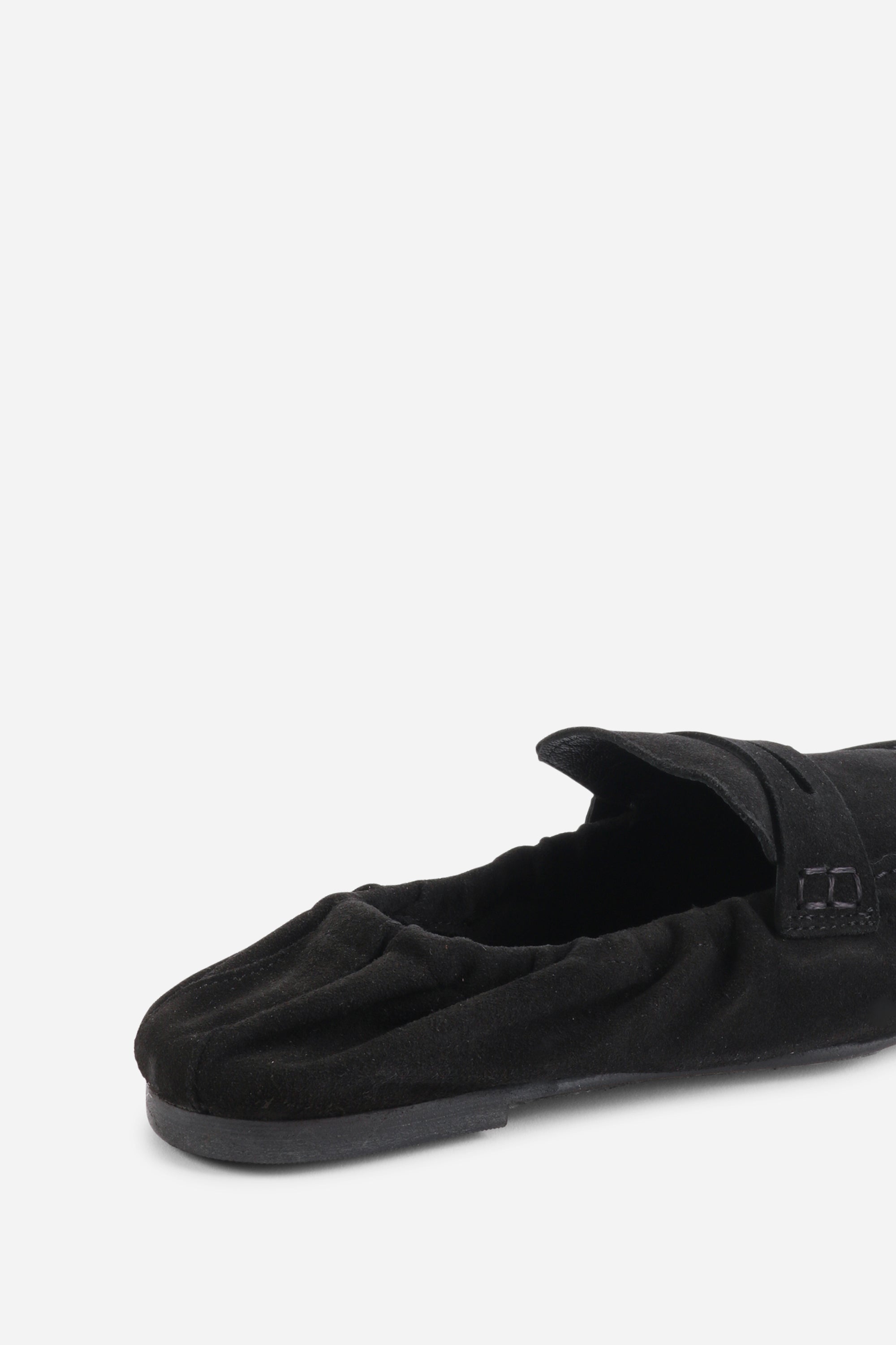 Intentionally Blank - Sail Ruched Suede Loafer -