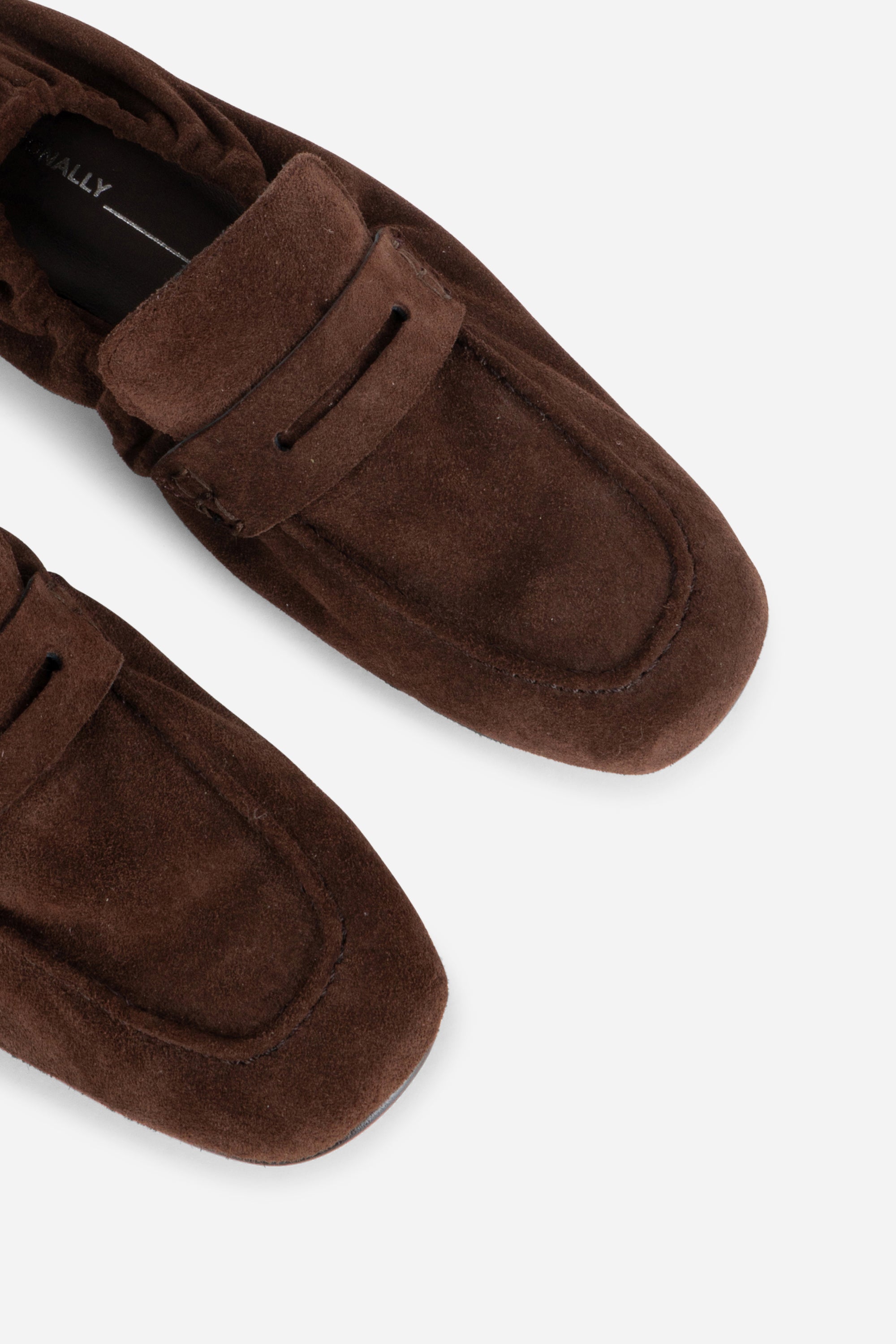 Intentionally Blank - Sail Ruched Suede Loafer -