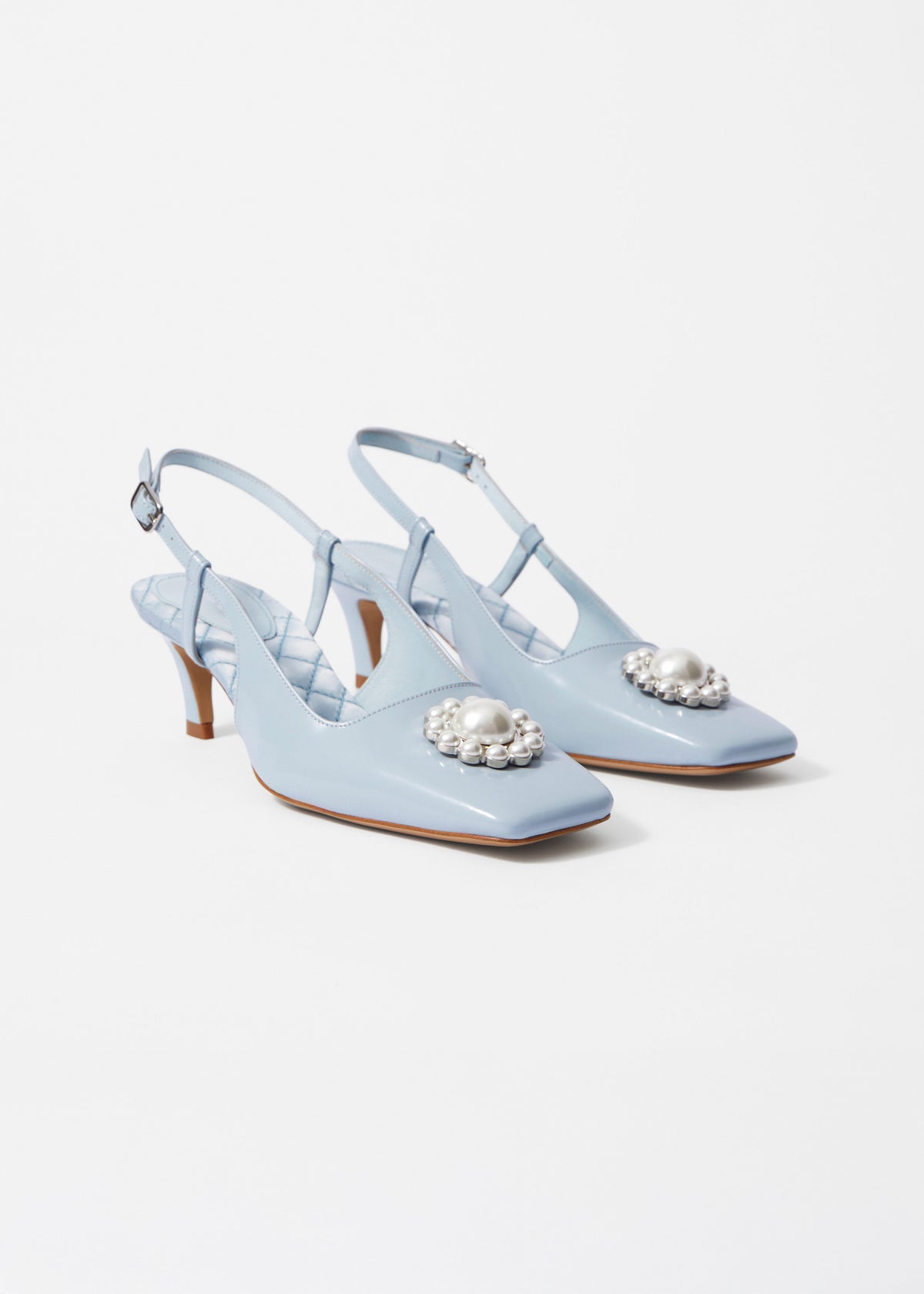 & Other Stories - Missy Slingback Pump - Turquoise -