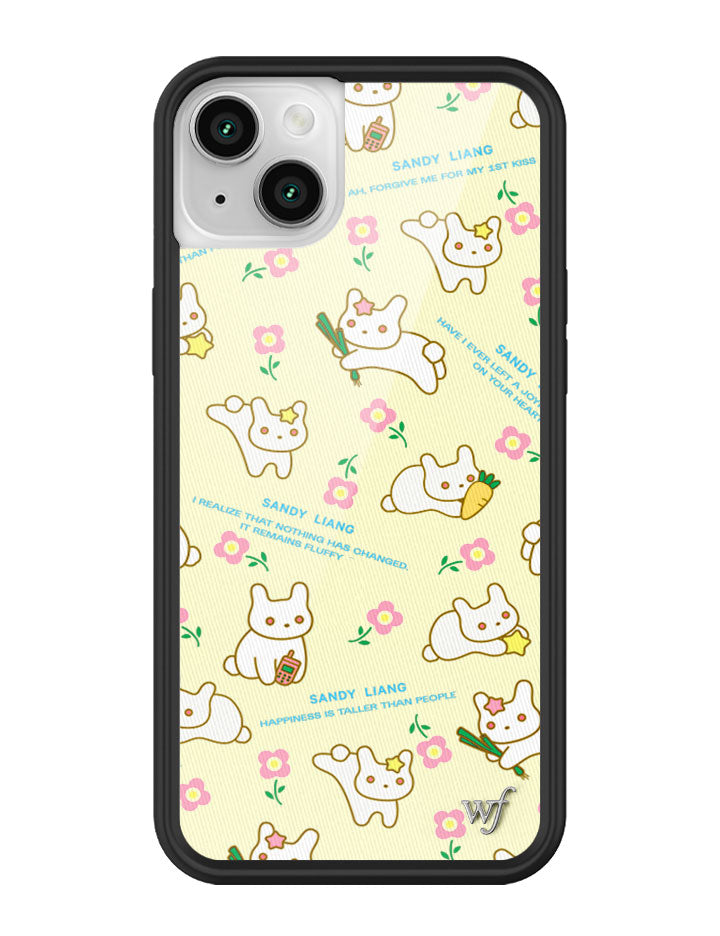 Wildflower iPhone case 13 Sandy Liang Bunny Gift Wrap Yellow Cute