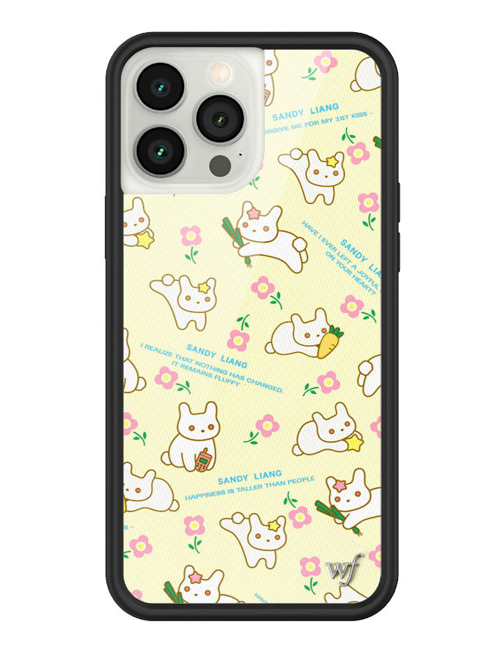 Wildflower iPhone case 13 Pro Max Sandy Liang Bunny Gift Wrap Yellow Cute