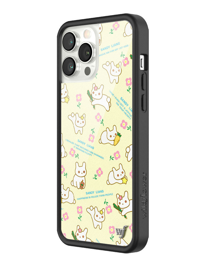Wildflower iPhone case 13 Pro Max Sandy Liang Bunny Gift Wrap Yellow Cute
