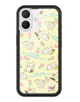 Wildflower iPhone case 16 Sandy Liang Bunny Gift Wrap Yellow Cute
