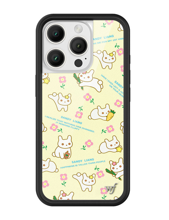 Wildflower iPhone case 16 Pro Sandy Liang Bunny Gift Wrap Yellow Cute