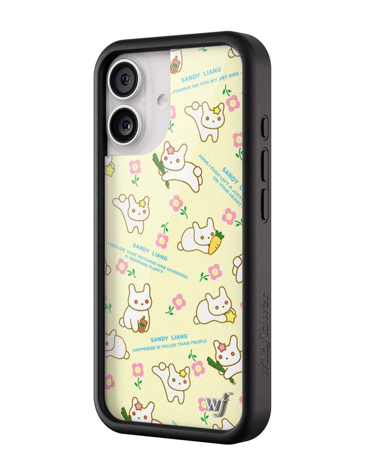 Wildflower iPhone case 17 Sandy Liang Bunny Gift Wrap Yellow Cute