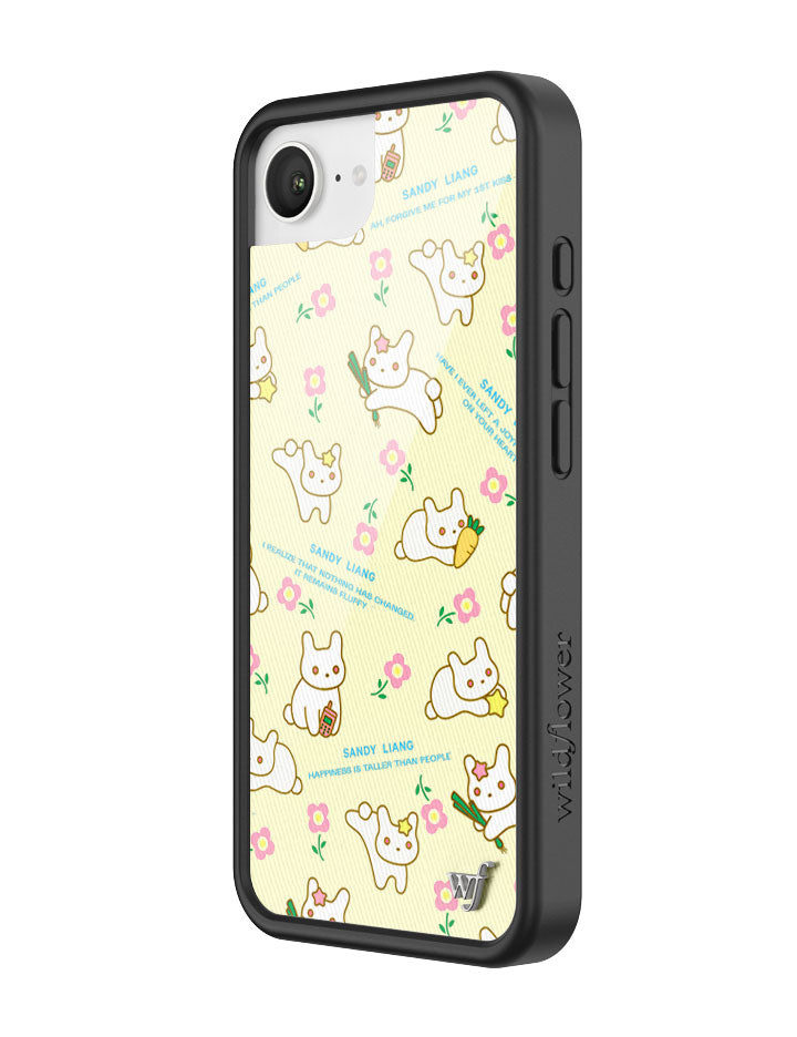 Wildflower iPhone case 17e Sandy Liang Bunny Gift Wrap Yellow Cute
