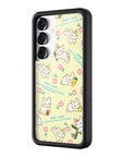 Wildflower Galaxy S25 case Sandy Liang Bunny Gift Wrap Yellow Cute