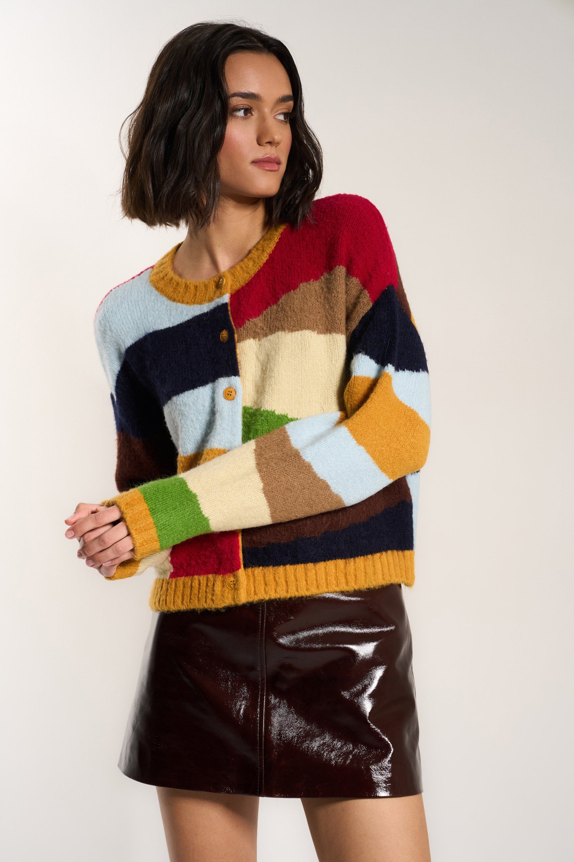 Callahan Knitwear - Selma Cardigan - Bronze Multi -