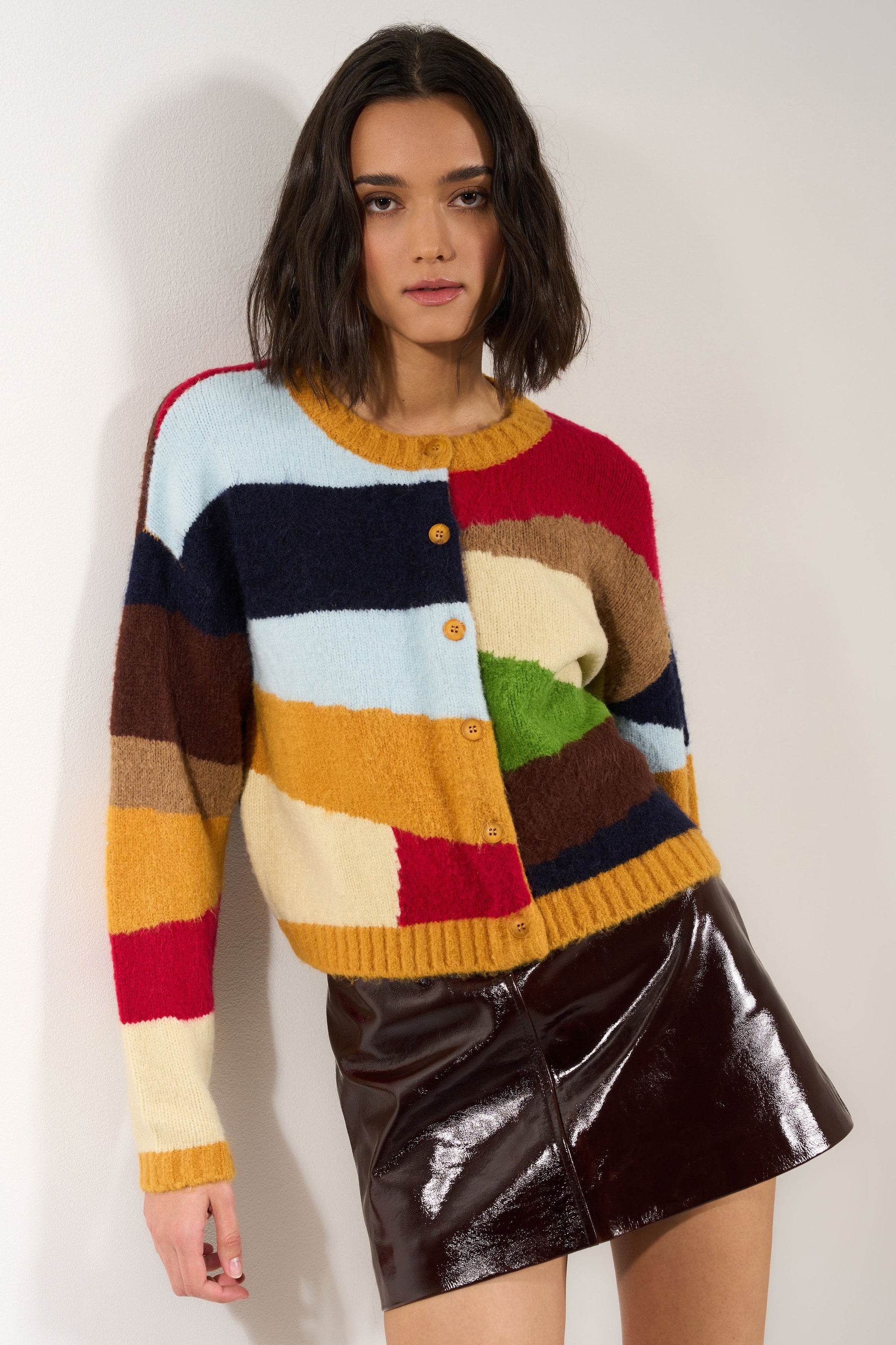 Callahan Knitwear - Selma Cardigan - Bronze Multi -