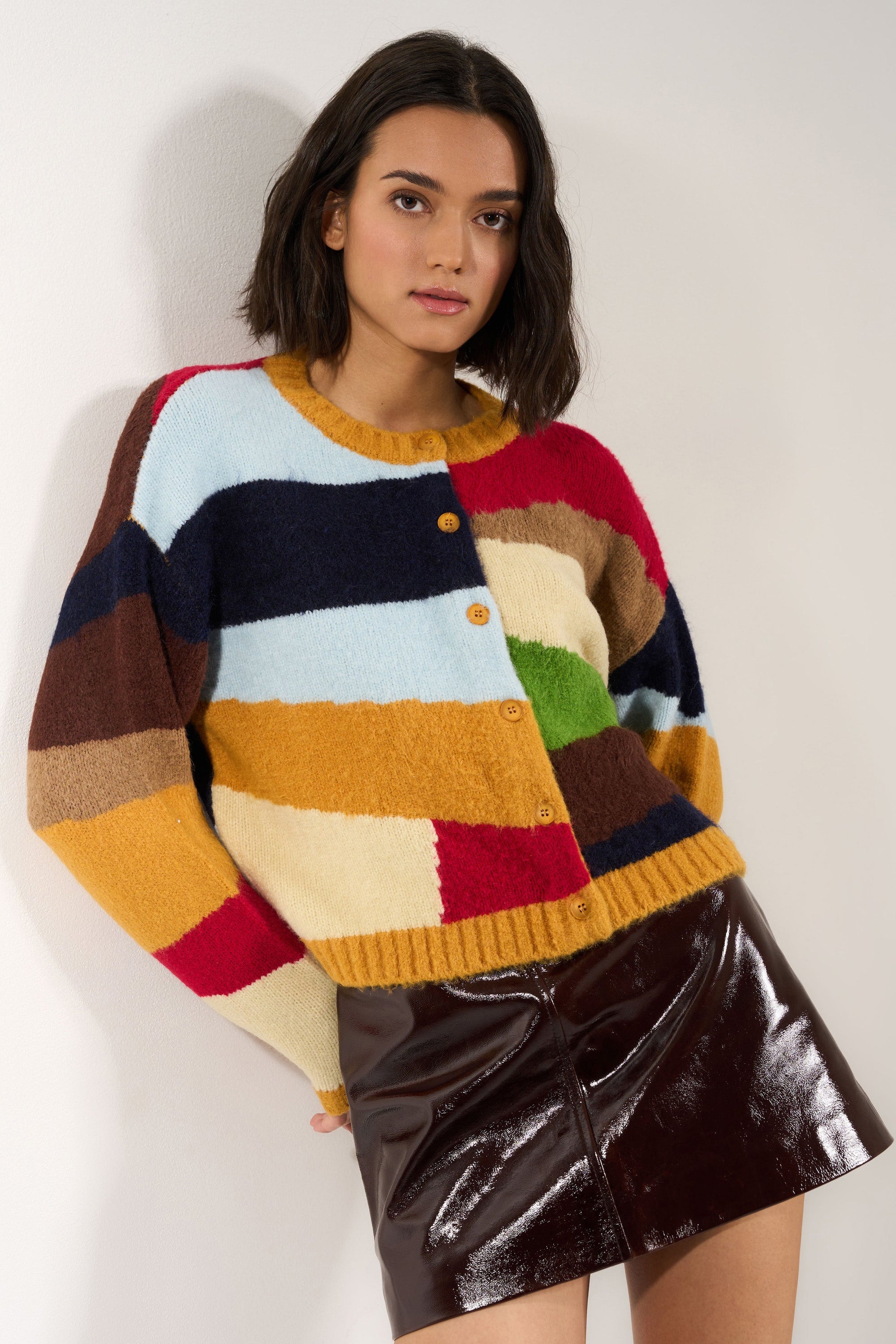 Callahan Knitwear - Selma Cardigan - Bronze Multi -